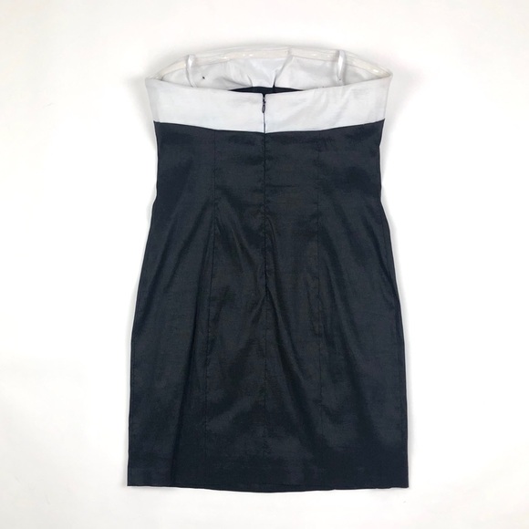 Cache Tuxedo Strapless Cocktail Dress - Picture 2 of 9
